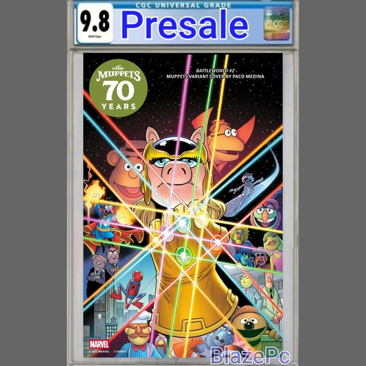 Battleworld #2 CGC 9.8 Paco Medina Muppets Variant 2025 PRESALE