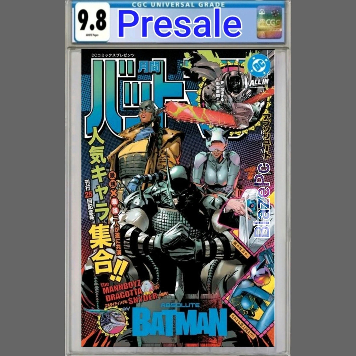 Absolute Batman #25 CGC 9.8 Cover L Clay Mann FOIL Variant DC 2026 PRESALE