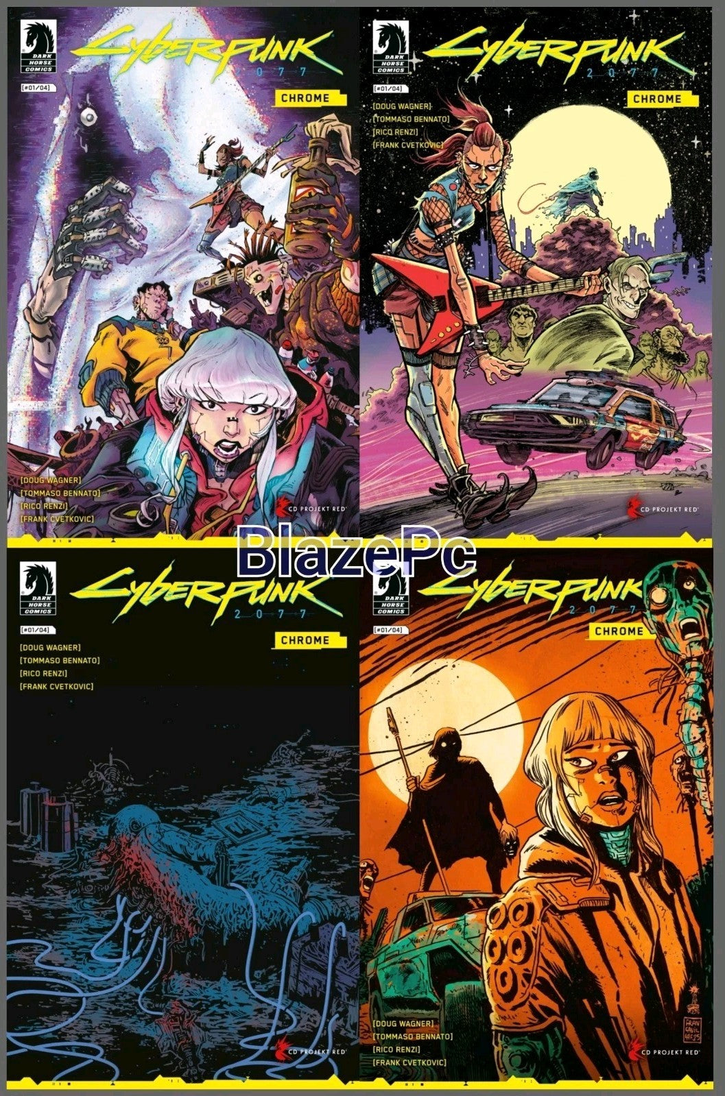 Cyberpunk 2077 Chrome #1 Cover A B C D Variant Set Options 2026 Presale 1/14