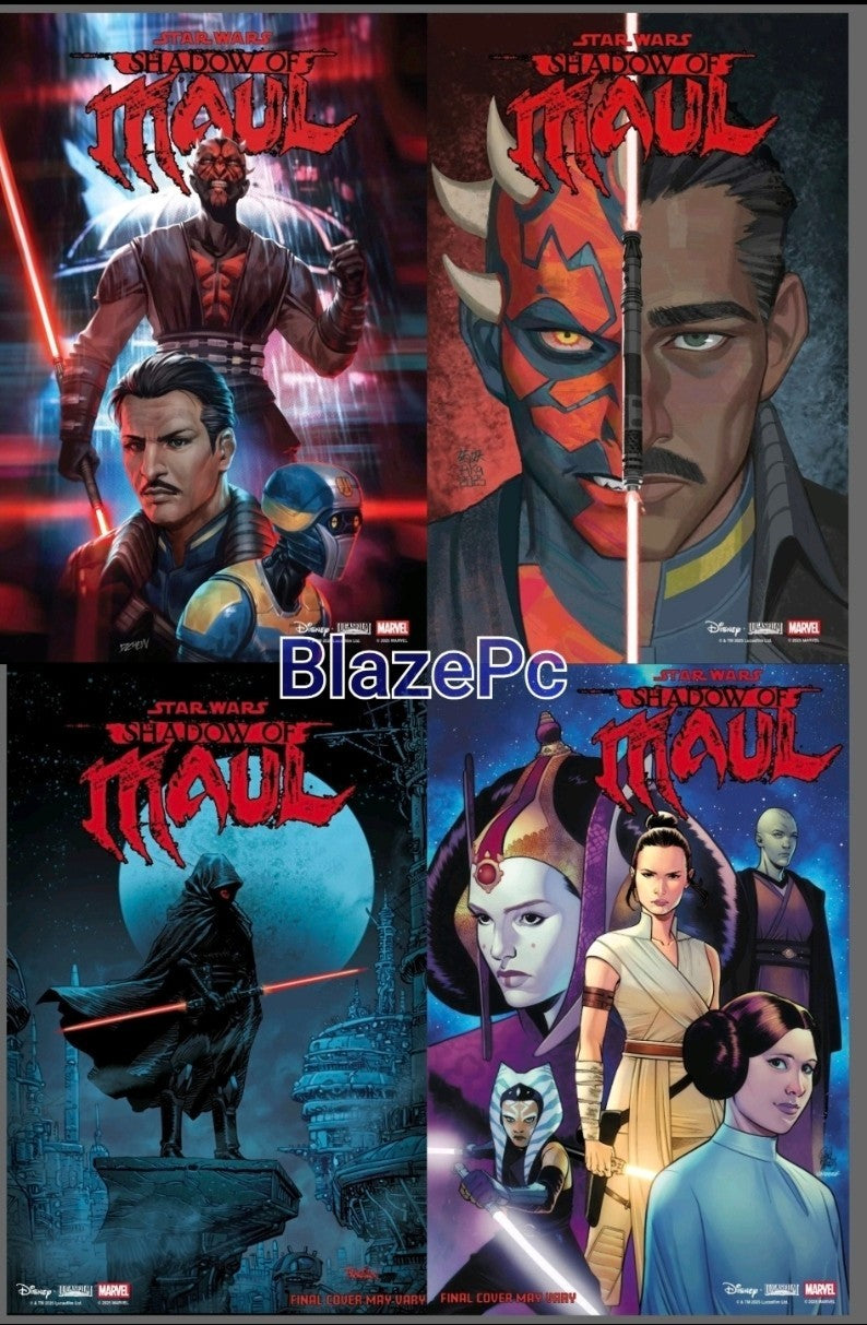 Star Wars Shadow of Maul #1 Cover A B C D Variant Set Options 2026 Presale 3/4