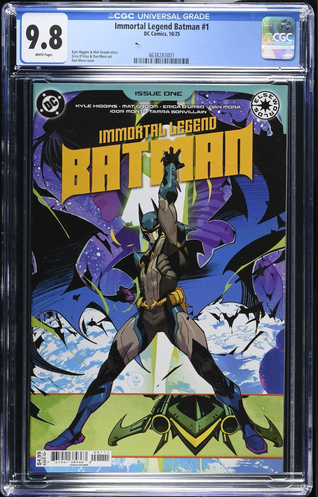Immortal Legend Batman #1 CGC 9.8 Dan Mora Cover A 1st Print DC 2025