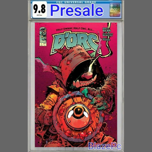 Dorc #1 CGC 9.8 Jorge Corona Cover B Variant 1st Print Image Comics 2026 PRESALE