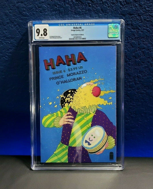 HaHa #6 CGC 9.8 Skybound Vault Exclusive Variant Image Comics Morazzo 2021 