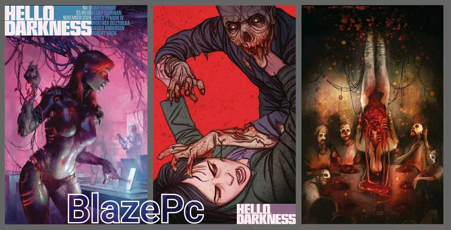 Hello Darkness #5 Cover A B C Variant Set Option Boom! Studios 2024 NM