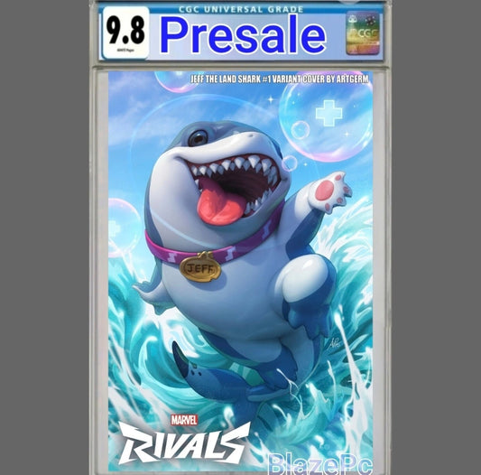 Jeff The Landshark #1 CGC 9.8 Artgerm Rivals Trade Variant 2025 PRESALE