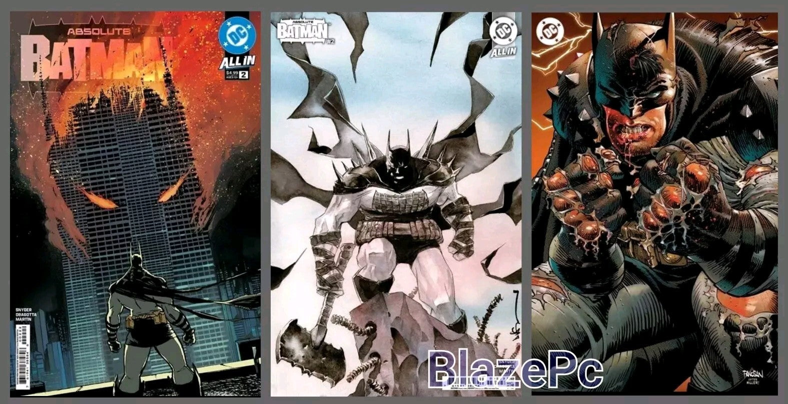 Absolute Batman #2 2nd Print Cover A B C Foil Variant Set Options DC 2024 NM