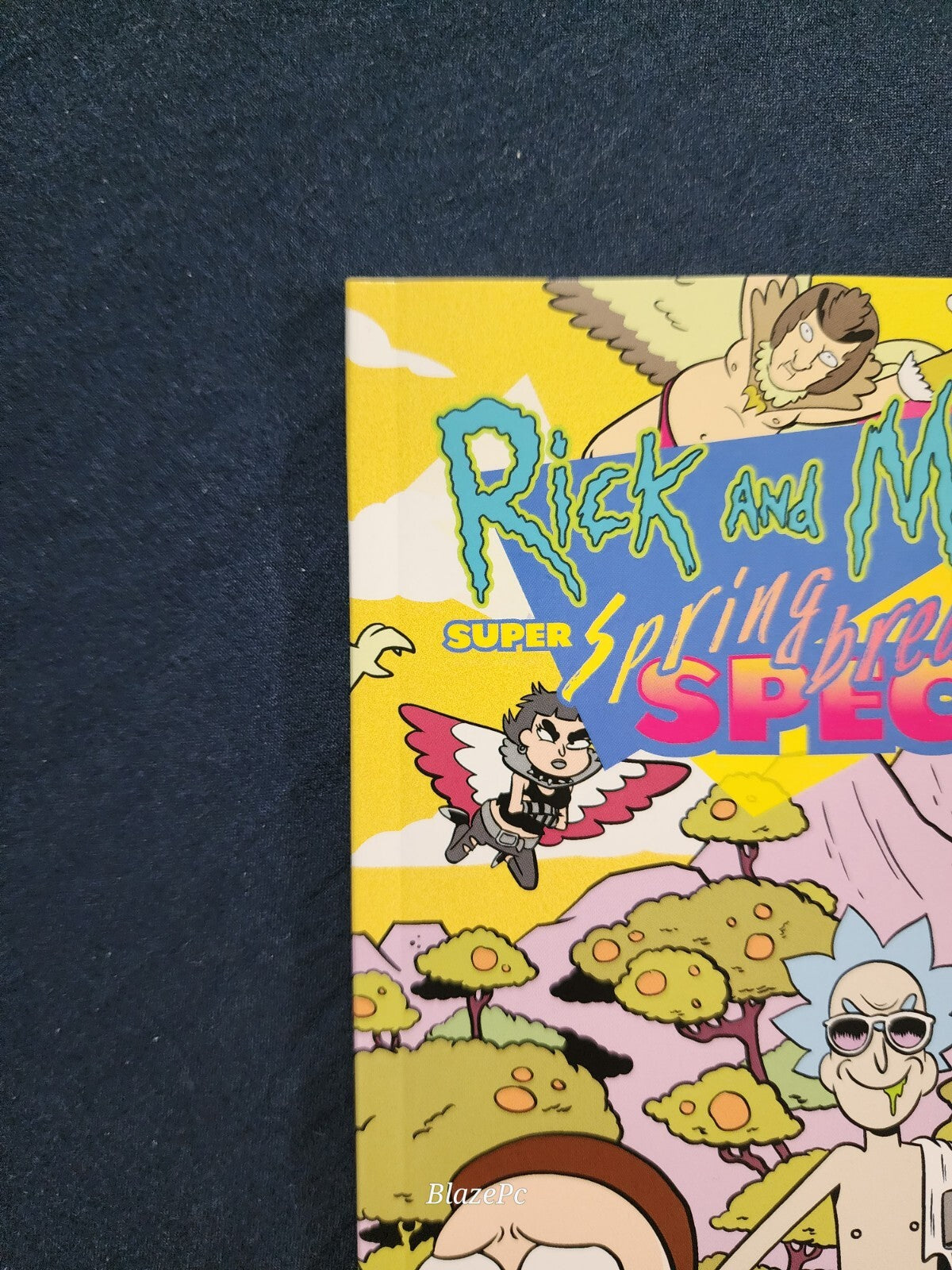 Rick and Morty Super Spring Break Special #1 1:10 Ellerby Wraparound Variant NM