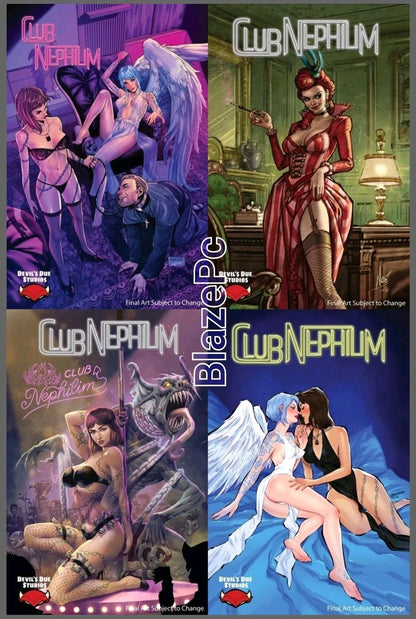 Club Nephilim #2 Cover A B C Variant Set 1:10 Options Devils Due Presale 9/16
