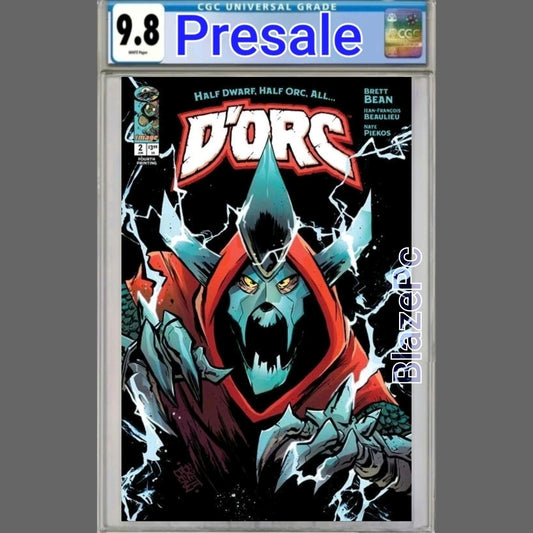 Dorc #2 CGC 9.8 4th Print Brett Bean Cover A Variant Image Comics 2026 Presale