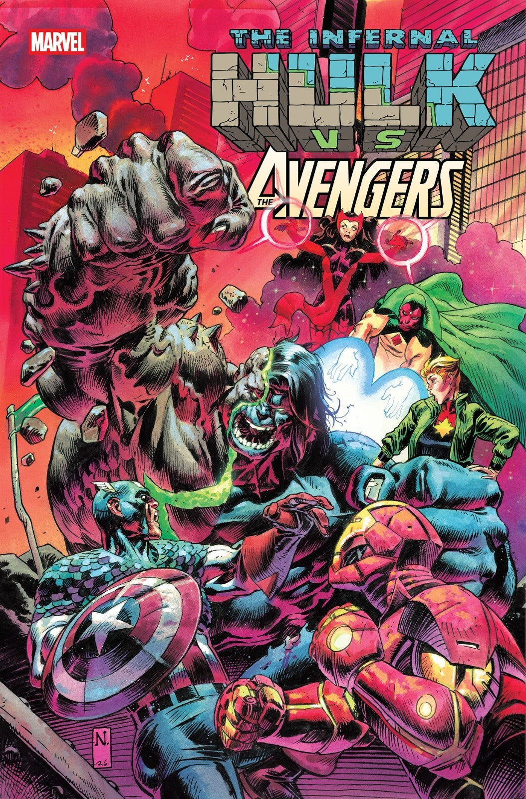 Infernal Hulk Vs Avengers #1 Cover A B C Variant Set Options 2026 Presale 12/2
