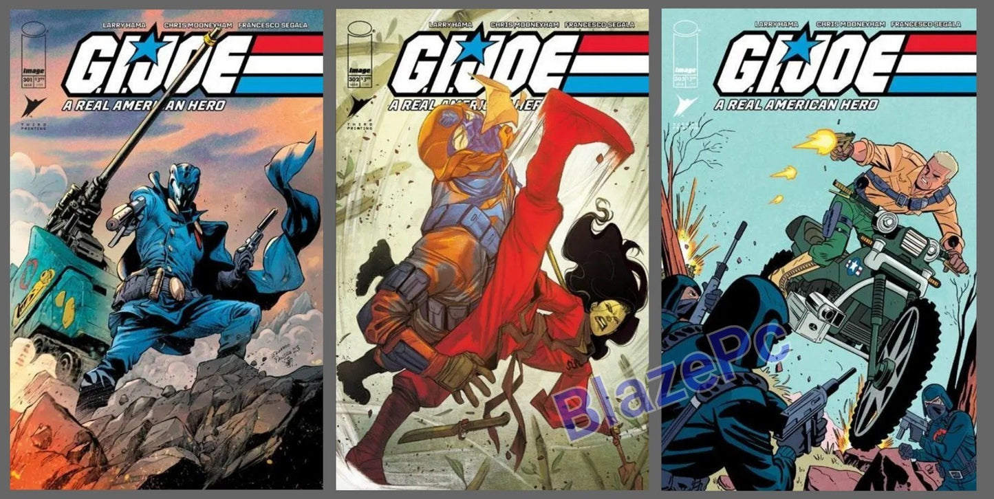 GI Joe #301 3rd #302 3rd #303 2nd Print Variant Set Options Image Comics 2024 NM