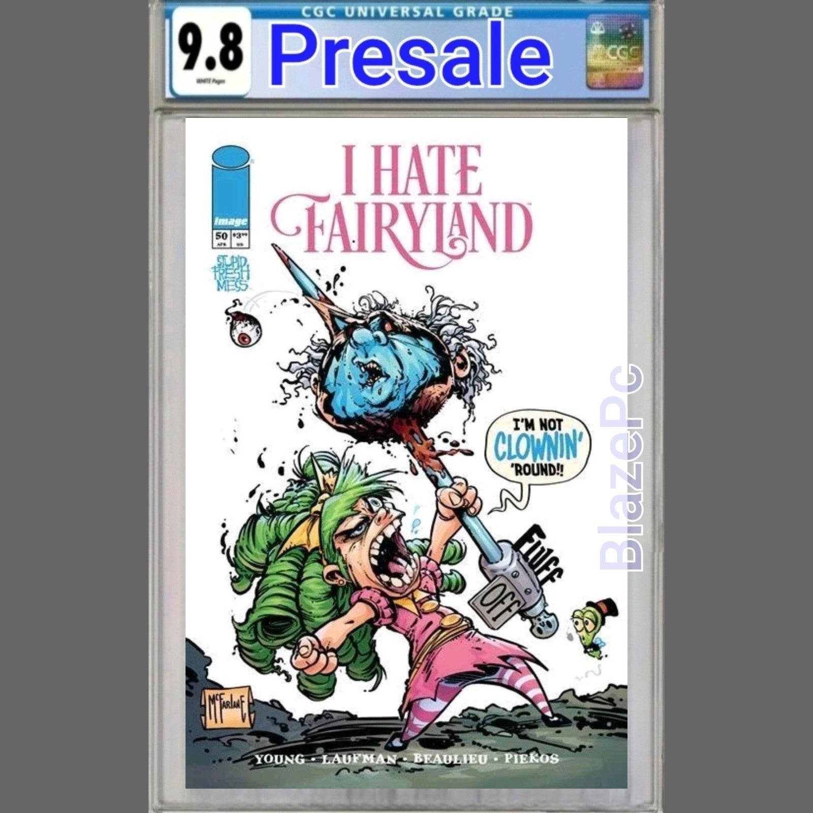 I Hate Fairyland #50 CGC 9.8 1:250 Todd McFarlane Cover N Variant Image PRESALE