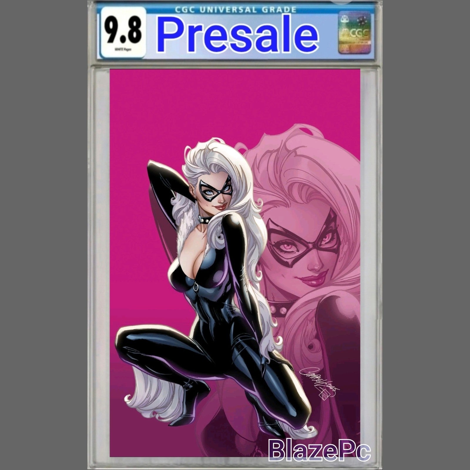 Black Cat #1 CGC 9.8 1:100 J Scott Campbell Spectacular VIRGIN Variant PRESALE