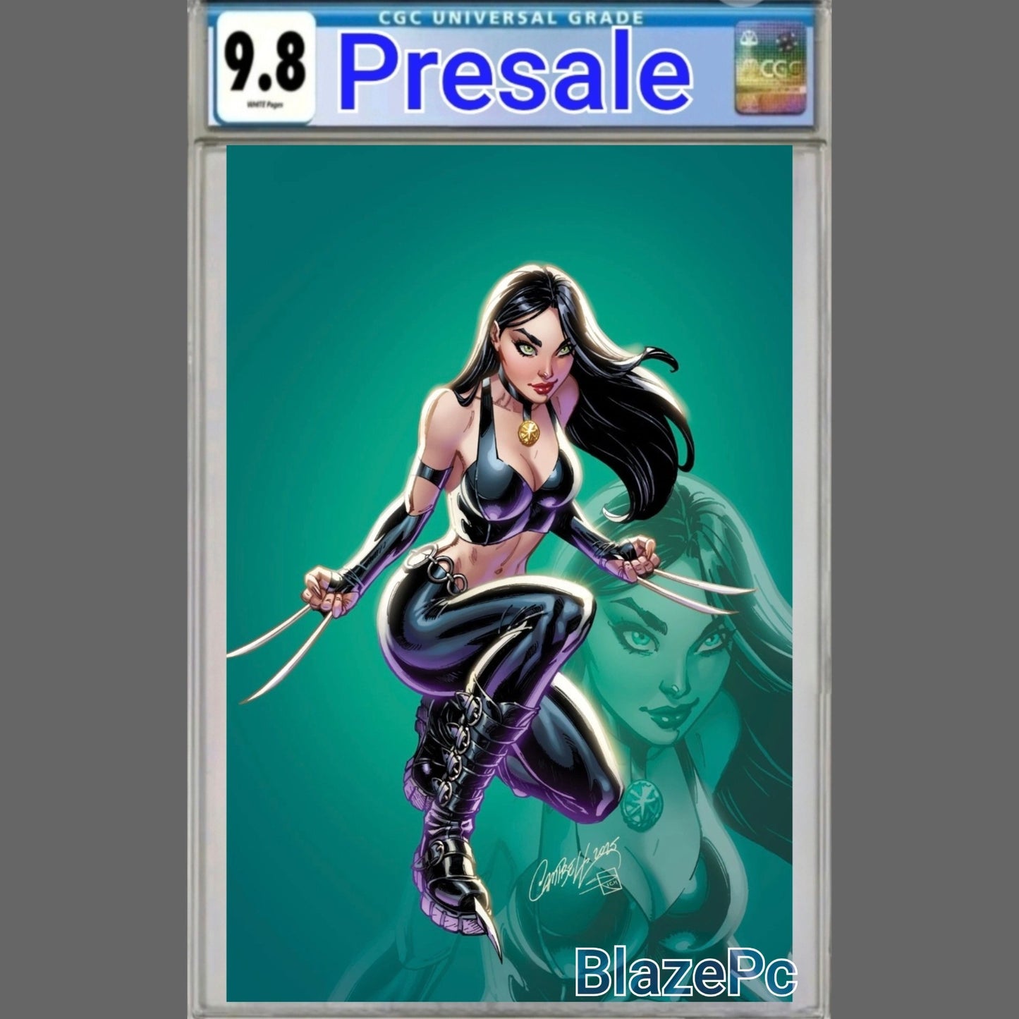Laura Kinney Wolverine #9 CGC 9.8 1:100 J Scott Campbell VIRGIN Variant PRESALE
