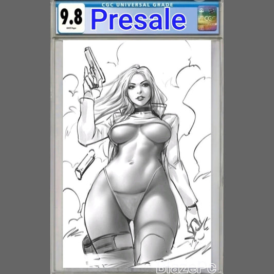 Heat Seeker Exposed #2 CGC 9.8 1:5 Chew Sketch Virgin Variant Gun Honey PRESALE