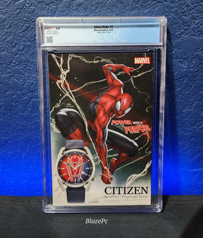 Ghost Rider #1 CGC 9.8 1:100 Kubert Hidden Gem Variant Percy 1st Talia 2022