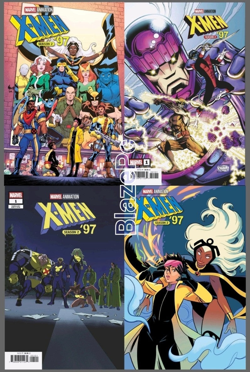X-Men 97 Season Two #1 Cover A B C D Variant Set Options Foxe Marvel Presale 6/3