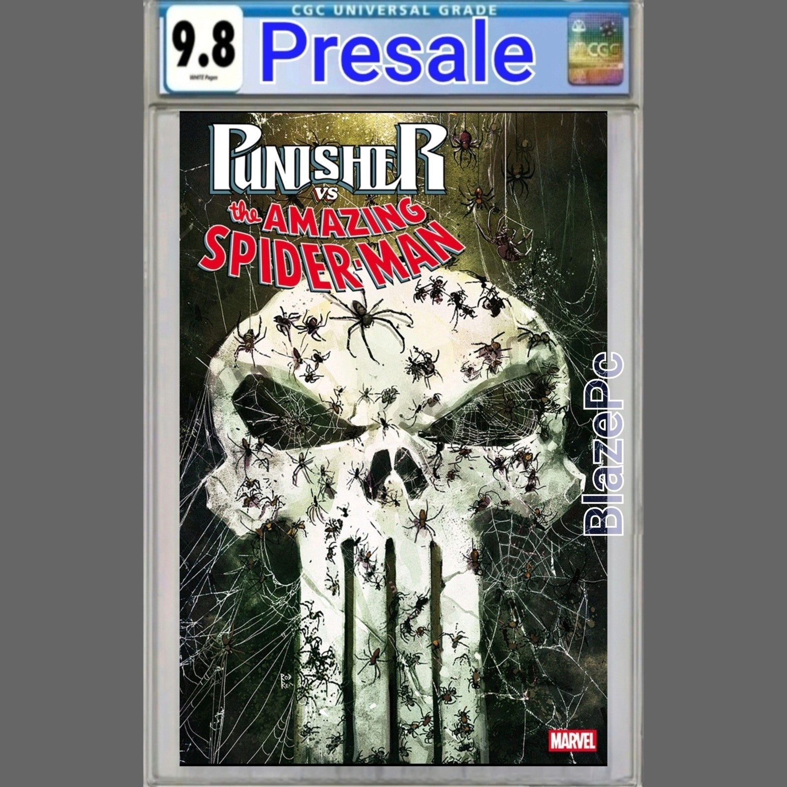 Punisher Vs Spider-Man #2 CGC 9.8 Rod Reis Variant Marvel 2026 PRESALE