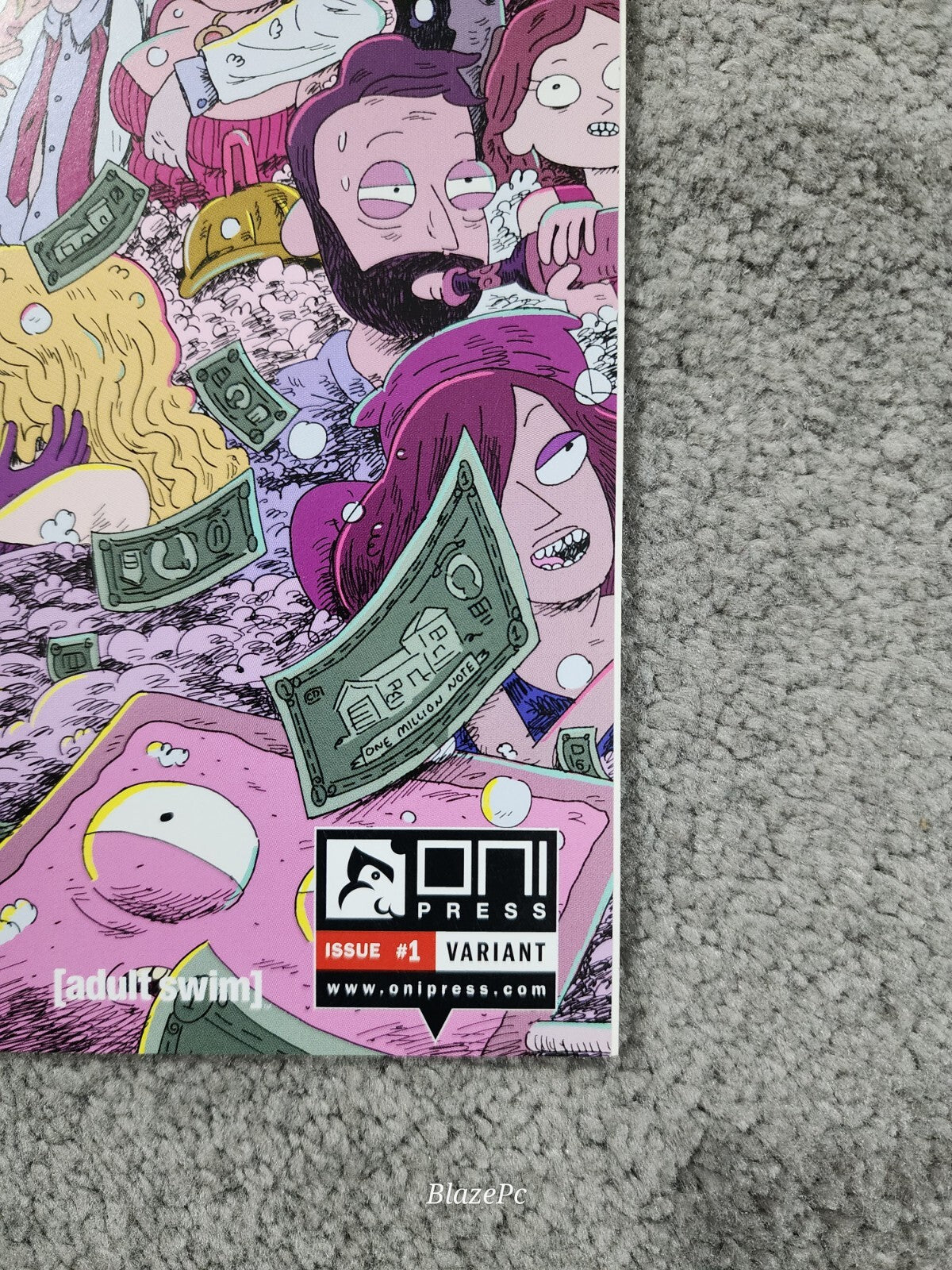 Rick and Morty #1 ECCC Emerald City Comic Con Variant Oni Press Swim VF+