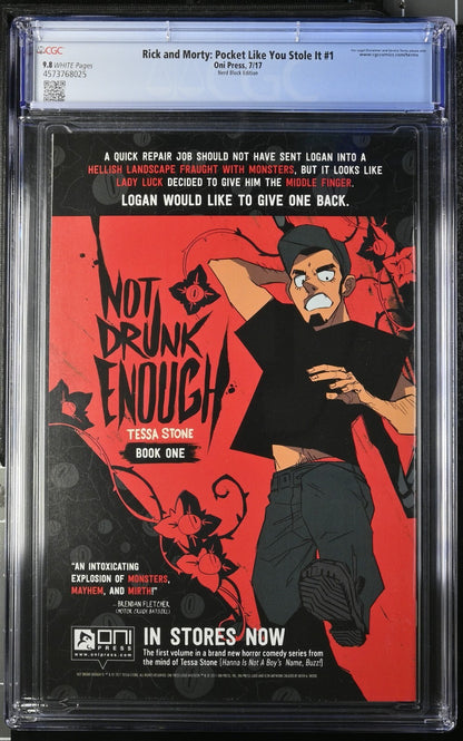 Rick and Morty Pocket Like You Stole It #1 CGC 9.8 Recalled Nerd Block Variant