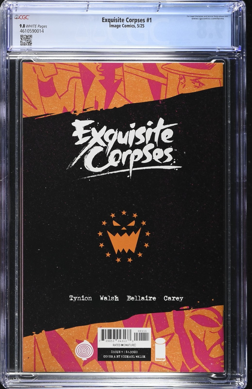 Exquisite Corpses #1 CGC 9.8 Cover A Walsh 1st Print Tynion Image Comics 2025