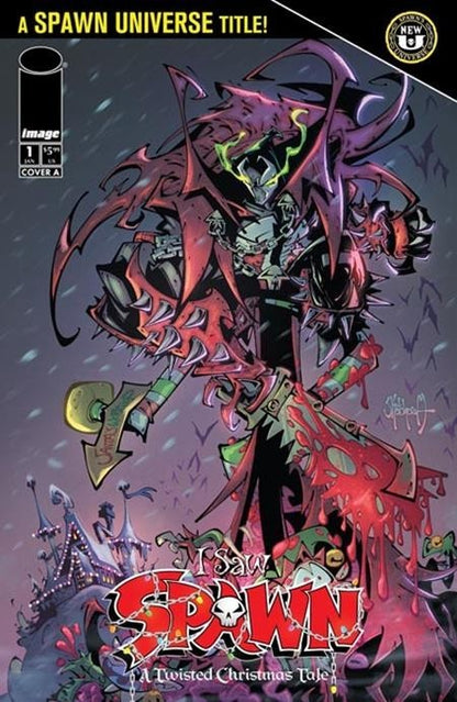 I Saw Spawn A Twisted Christmas Tale #1 A B C Variant Set Option Presale 11/4