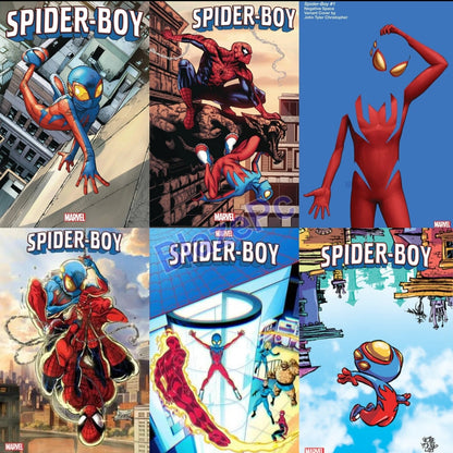 Spider-Boy #1 Cover A B C D E F Variant Set or LCSD 1:50 Options Slott 2023 NM