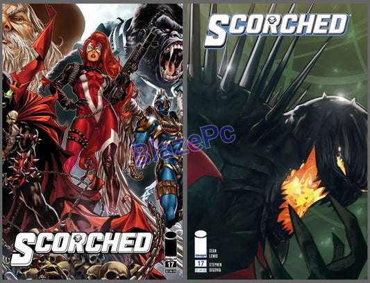 The Scorched #17 Cover A B Variant Set Options Spawn Image 2023 NM