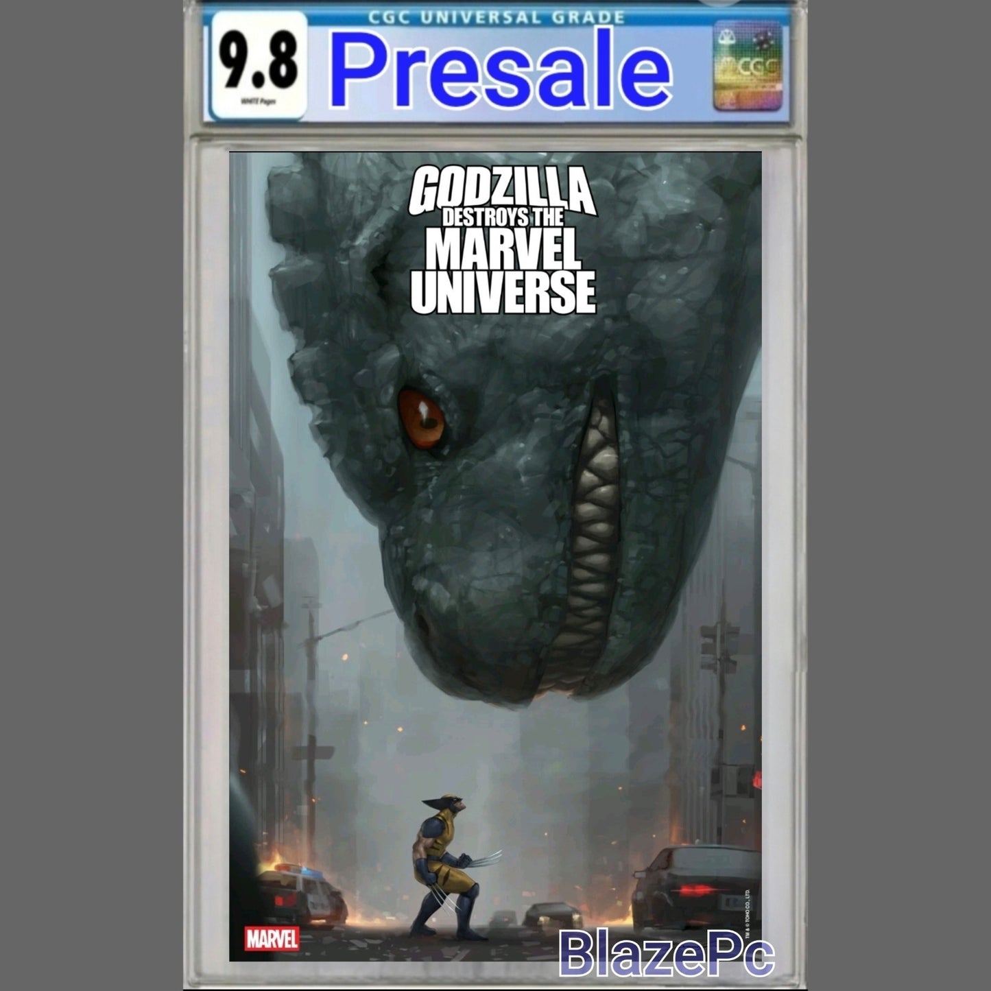 Godzilla Destroys Marvel Universe #3 CGC 9.8 Jeehyung Lee Variant 2025 PRESALE