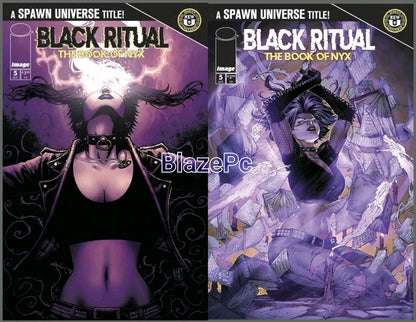 Spawn Black Ritual The Book of Nyx #5 Cover A B Variant Set Option Presale 9/24