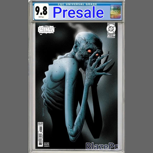 Absolute Batman #8 CGC 9.8 Brian Bolland Cover F Variant Mr Freeze 2025 PRESALE