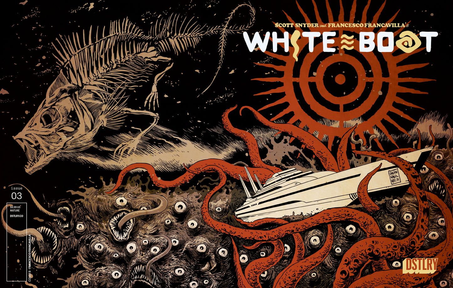 WHITE BOAT #3 CVR B FRANCESCO FRANCAVILLA VARIANT