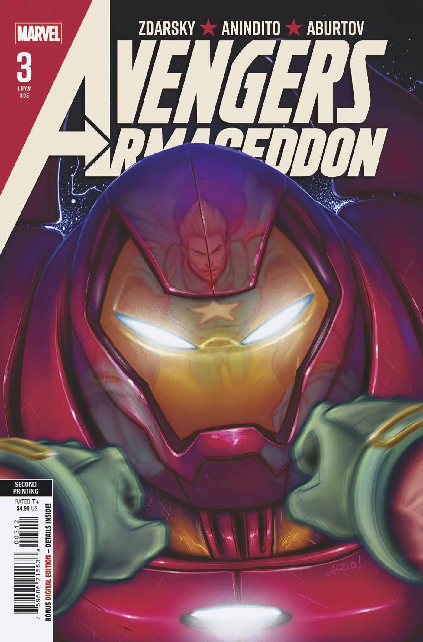 AVENGERS: ARMAGEDDON #3 ARIO ANINDITO 2ND PRINTING VARIANT