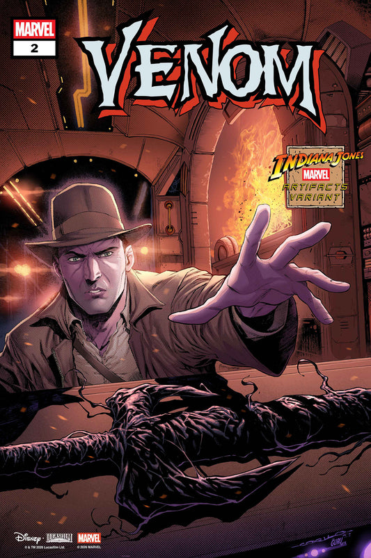 VENOM #2 IBAN COELLO INDIANA JONES MARVEL ARTIFACT VARIANT