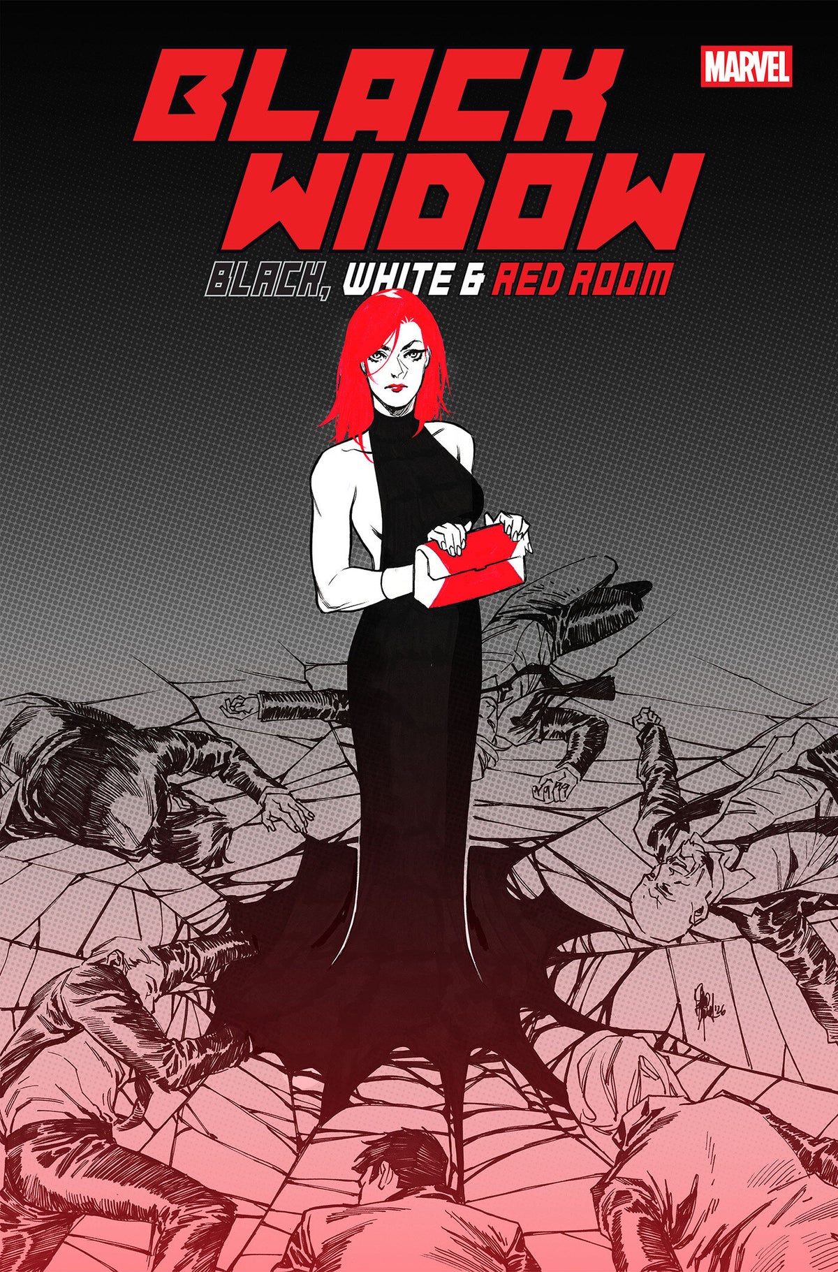 BLACK WIDOW: BLACK, WHITE & RED ROOM #2 COVER A