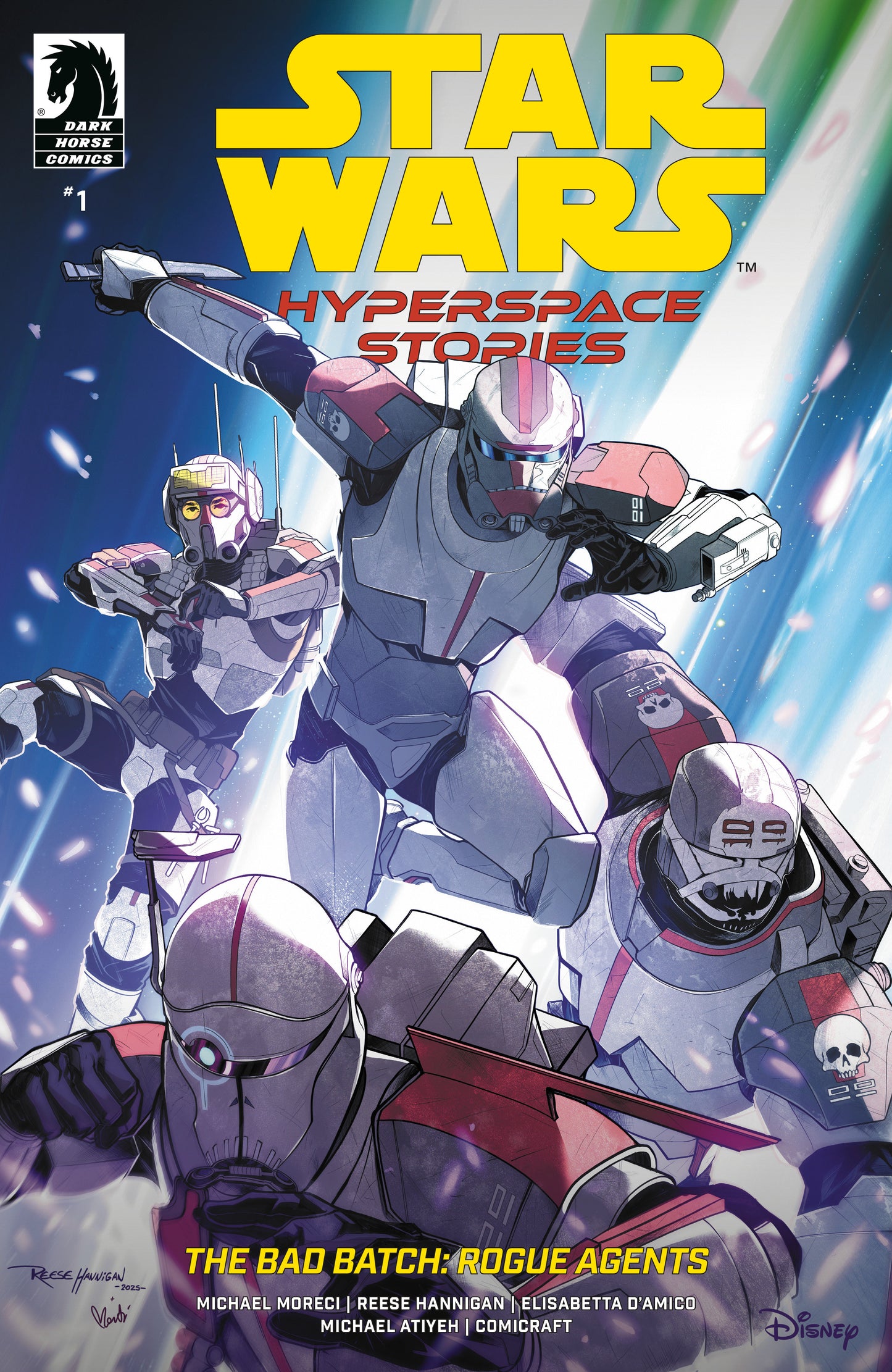 Star Wars: Hyperspace Stories: The Bad Batch--Rogue Agents #1 (Variant CVR C) (Reese Hannigan)