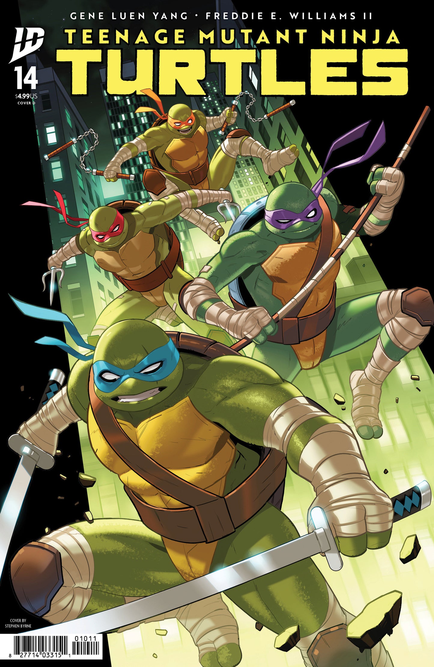 Teenage Mutant Ninja Turtles #14 Variant D (Byrne)