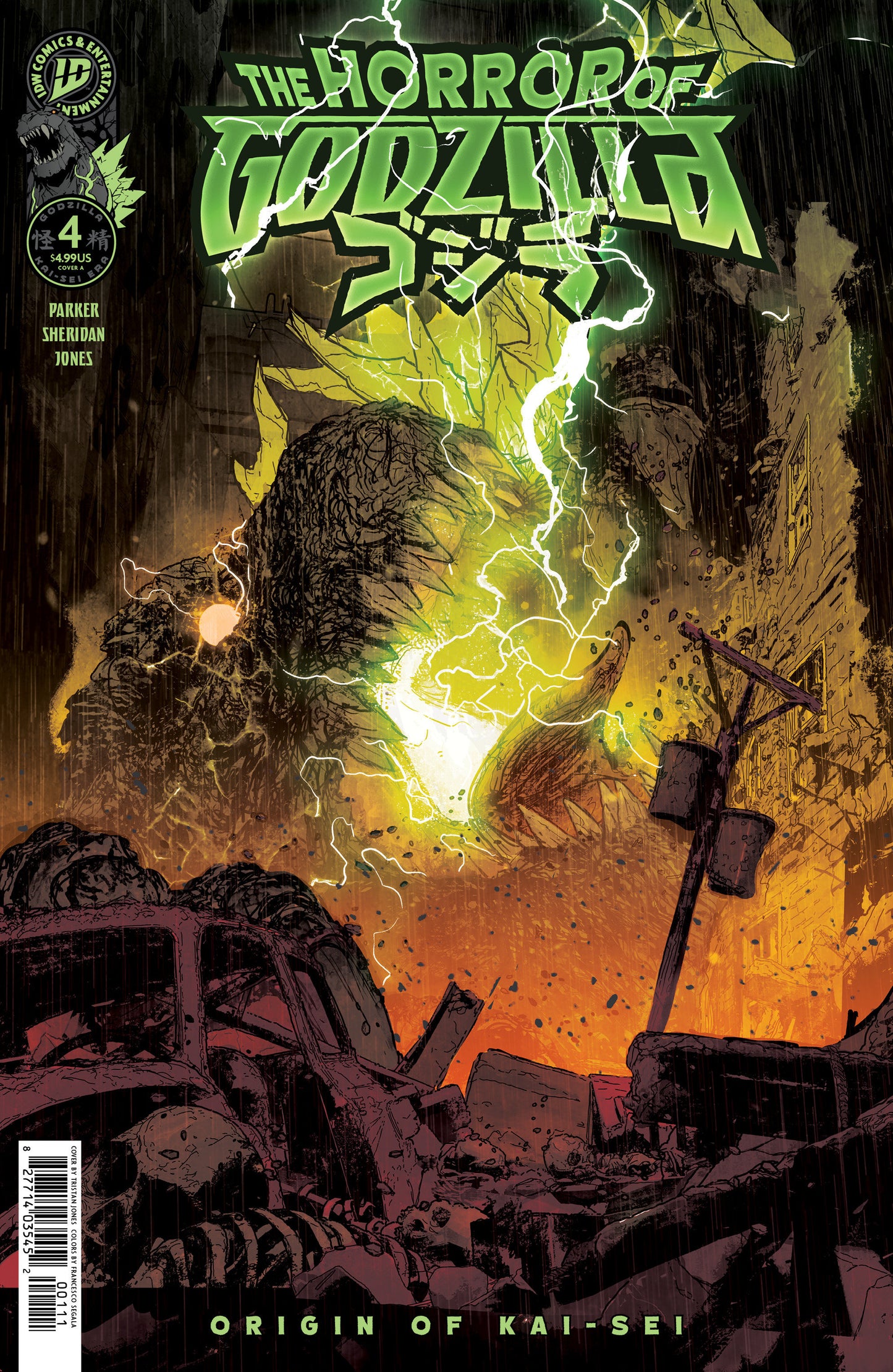 The Horror of Godzilla [Kai-Sei Era] #4 Cover A (Jones)