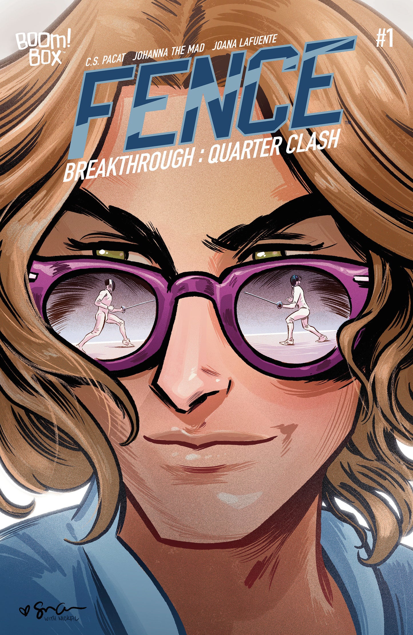 Fence Breakthrough: Quarter Clash #1 B Variant (Dressed, Grace)