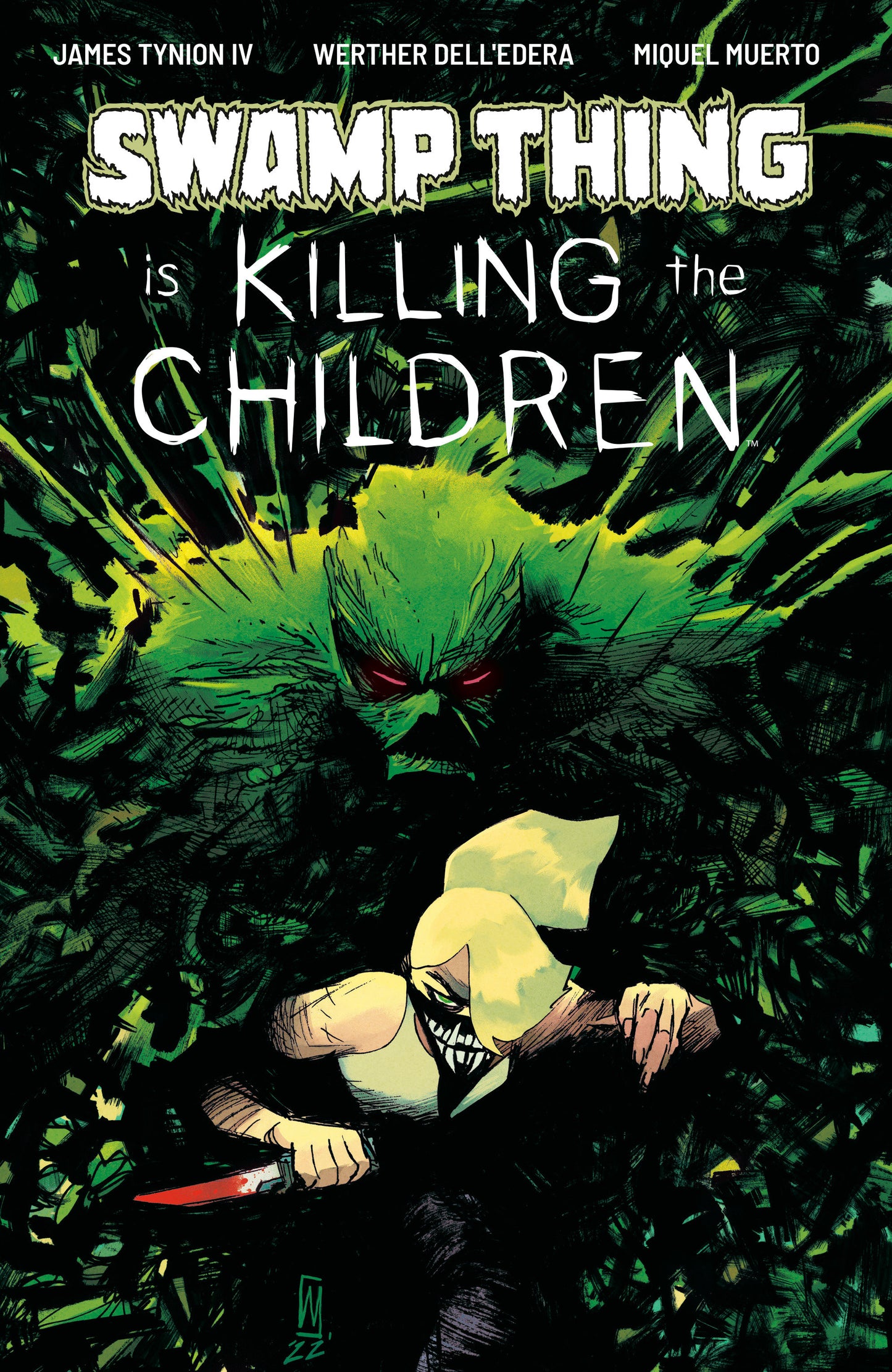 Swamp Thing is Killing the Children #1 A Main (Dressed, Dell'Edera)