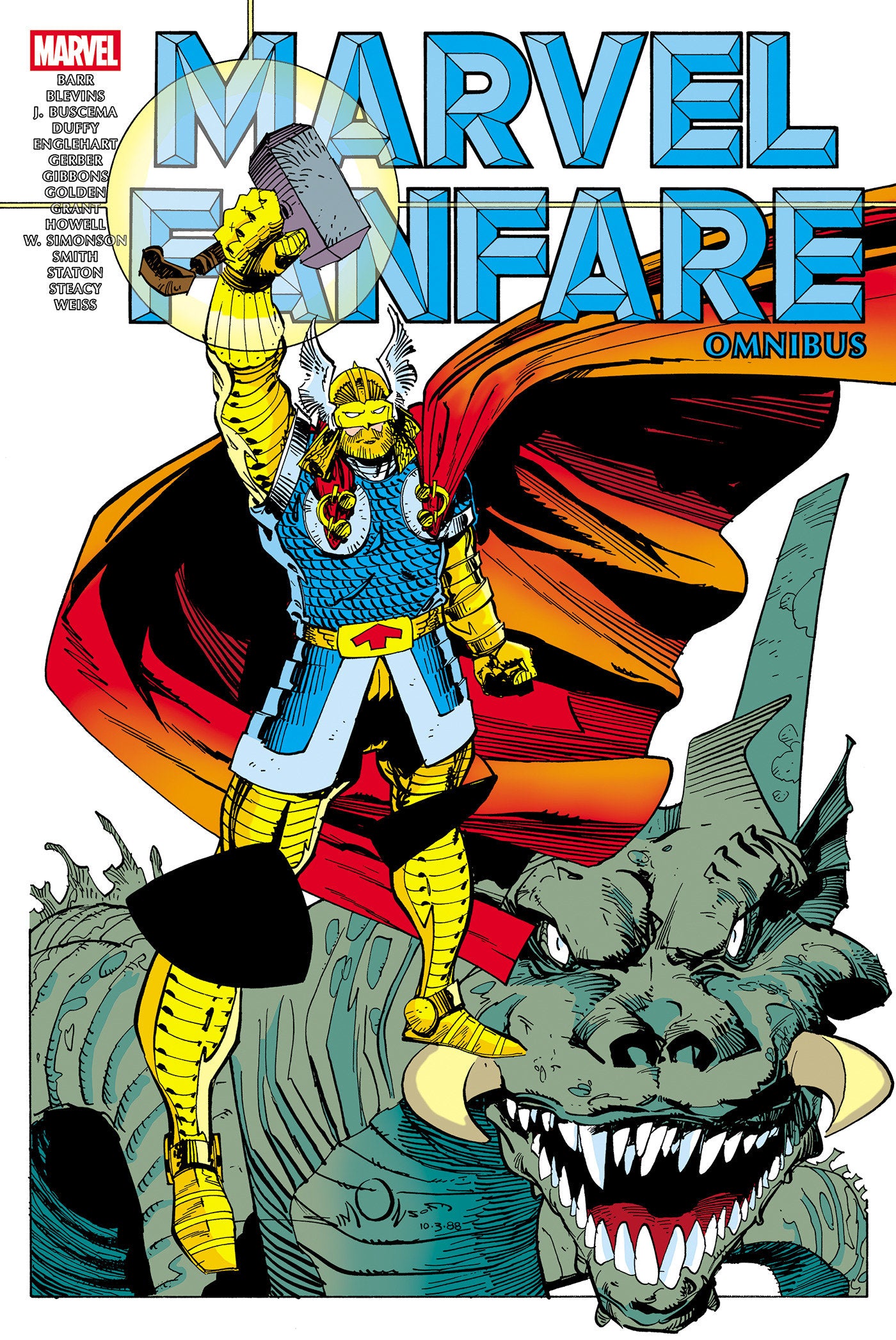 Marvel Fanfare Omnibus Vol. 3 Walter Simonson Cover [DM Only]
