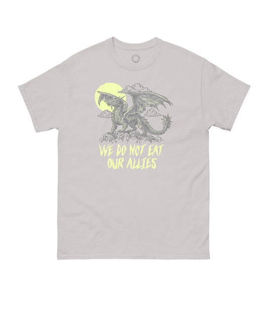 Rebecca Yarros's Fourth Wing: We Do Not Eat Our Allies Unisex T-Shirt XX-Large
