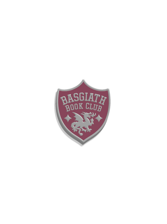 Rebecca Yarros's Fourth Wing: Basgiath Book Club Enamel Pin