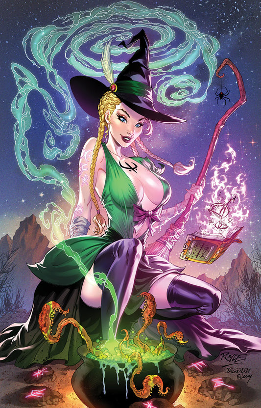 Grimm Fairy Tales 2025 Halloween Pinup Special Zenescope Presale 10/8