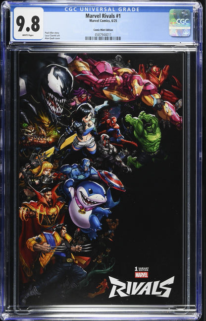 Marvel Rivals #1 CGC 9.8 Alan Quah Exclusive Variant Mint Allor Black 2025