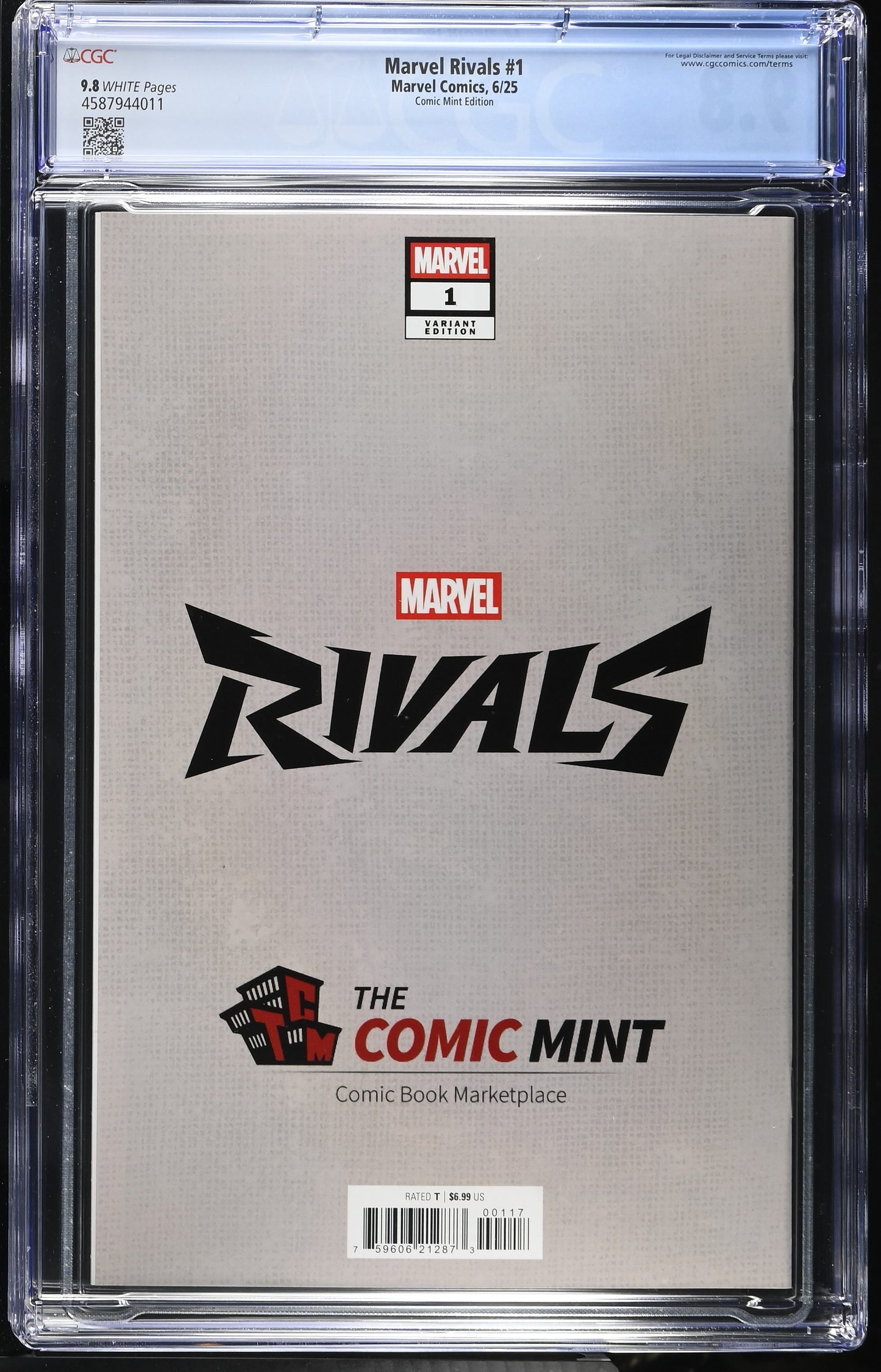 Marvel Rivals #1 CGC 9.8 Alan Quah Exclusive Variant Mint Allor Black 2025
