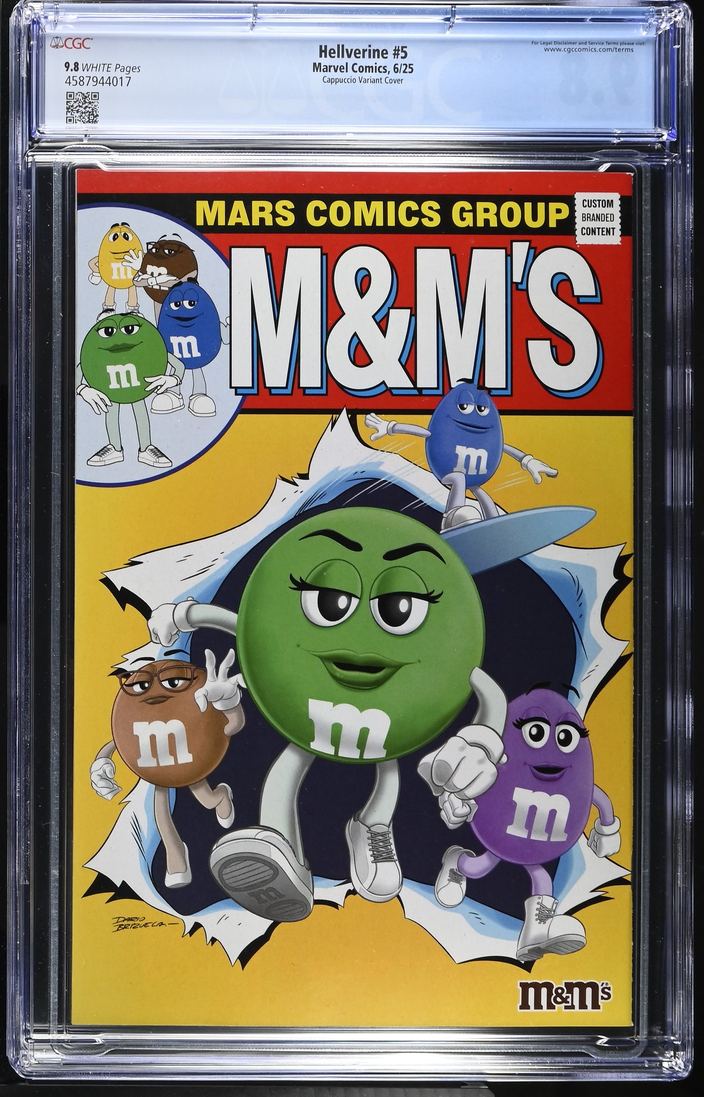 Hellverine #5 CGC 9.8 Alessandro Cappuccio Hell Hulk Spoiler Variant Marvel 2025