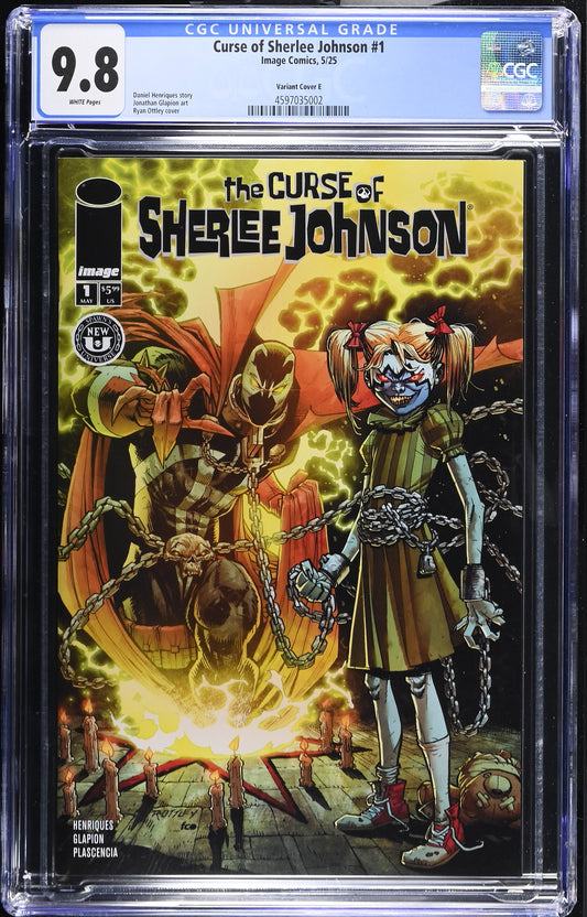 Spawn The Curse of Sherlee Johnson #1 CGC 9.8 1:50 Ryan Ottley Variant