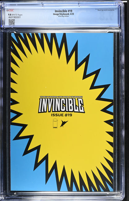 Invincible #19 CGC 9.8 Battle Beast Blind Bag FOIL Variant Image Comics 2025
