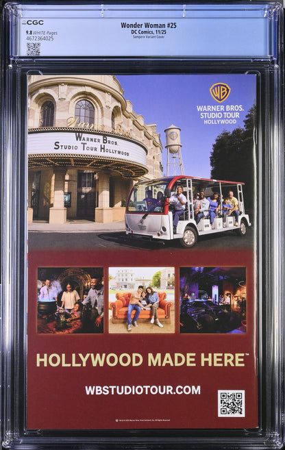 Wonder Woman #25 CGC 9.8 Cover D Sampere Matriarch Variant DC 2025 - grayskullhobbies.com